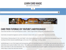 Tablet Screenshot of learncardmagictricks.co.uk